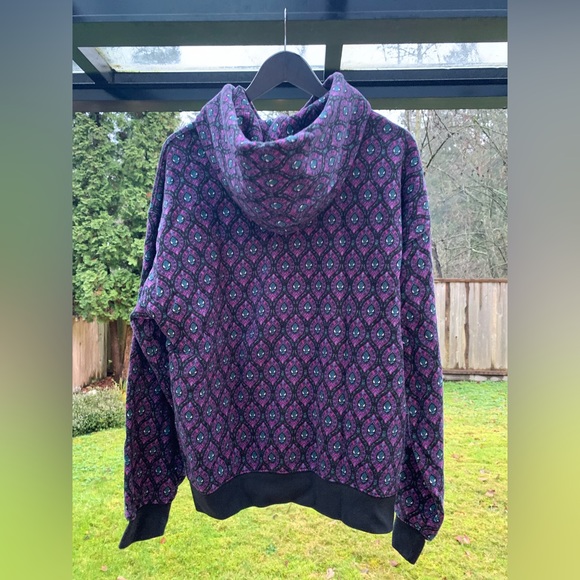 Levi’s Dark Purple All Over Print Hoodie Size M - Picture 2 of 4